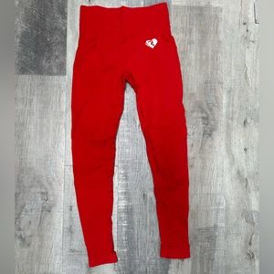 Women’s Best - Power Seamless Leggings, red, Small